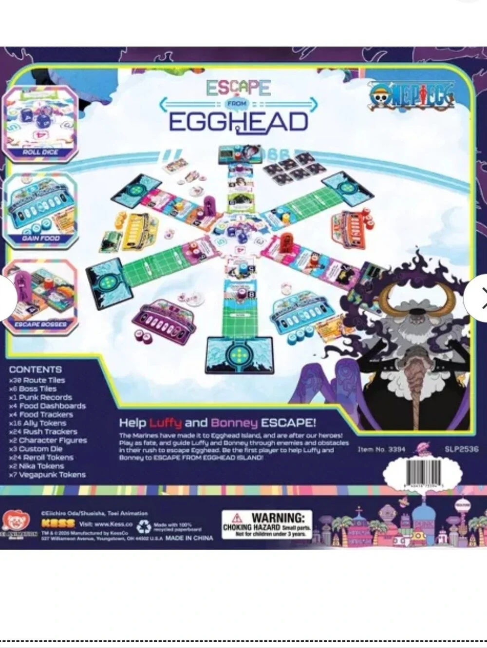 Onepiece Escape From Egghead Board Game